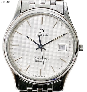 JT1s43 腕時計 OMEGA Seamaster クォーツ 現在不動 60サイズ