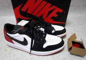 【美品】 NIKE ナイキ AIR JORDAN 1 LOW OG "BLACK TOE" エアジョーダン 1 レトロ CZ0790-106 本物保証