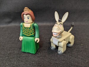 ☆BE@RBRICK☆ベアブリック〇フィオナ姫 Pncess Fiona〇ドンキー Donkey〇２個セット☆