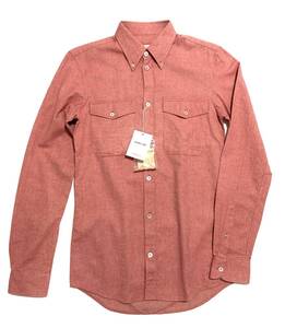 HELMUT LANG SHIRTヘルムートラング Oxford Flannel Shirt シャツ ITALY 37