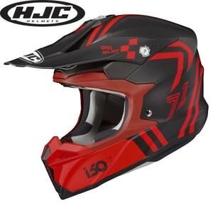 HJC ヘルメット HJH249 i50 ヘックス カラー:BLACK/RED(MC1SF) サイズ:L