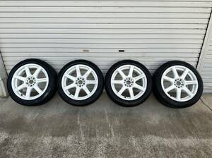 WORK EMOTION XT7 ワークエモーション 17インチ 205/50R17 タイヤホイール 17X7.0J ＋47 PCD100 5穴 4本セット。。