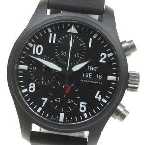 IWC SCHAFFHAUSEN IW389401 ビッグパイロットウォッチ トップガン クロノグラフ 自動巻き メンズ 良品 箱・保証書付き_864795