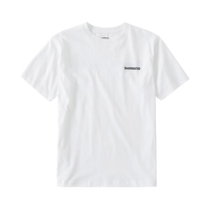 シマノ◇オーガニックコットンロゴTシャツ SH-004V(ホワイト)M