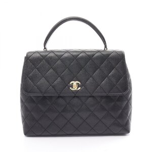 シャネル マトラッセ ブランドオフ CHANEL キャビアスキン(グレインドカーフ) ハンドバッグ キャビア 中古 レディース