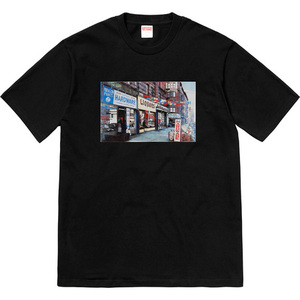 即決 supreme 18ss hardware tee black L