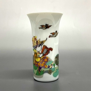 ローゼンタール Rosenthal - 陶器 白×ゴールド×マルチ 花瓶 小物