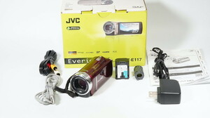 JVC Victor Everio GZ-E117-R レッド 元箱 1週間保証 /9381