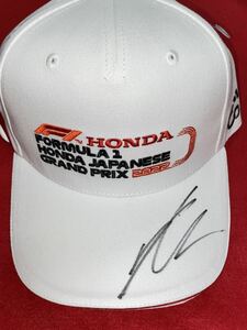 F1 日本GP フェラーリ シャルル・ルクレール 直筆サイン入りF1 HONDA JAPANESE GRAND PRIX 2022 大会記念キャップ 完売品 新品　生写真付き