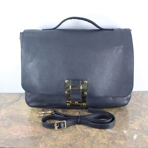 SOPHIE HULME LEATHER 2WAY BUSINESS SHOULDER BAG/ソフィーヒュルムレザー2wayビジネスショルダーバッグ