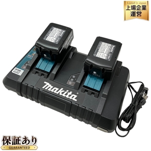 makita DC18RD 急速充電器 BL1860B バッテリー 2個セット マキタ 電動工具 中古 H9210538