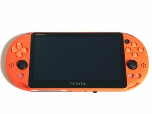 △【3】初期化済み SONY PSVITA PCH-2000 ネオンオレンジ 本体のみ 同梱不可 1円スタート