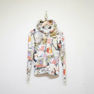 HYSTERIC GLAMOUR (F) 総柄 パーカー ヒステリックグラマー　0143cf11　日本製　I8-119