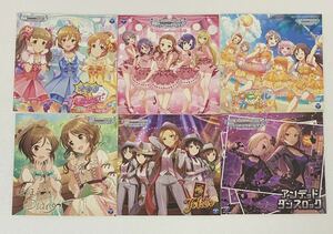 THE IDOLM@STER CINDERELLA GIRLS CD購入特典 ミニステッカー(5cm×5cm・CDジャケ絵柄) 6種セット 非売品 アイドルマスター