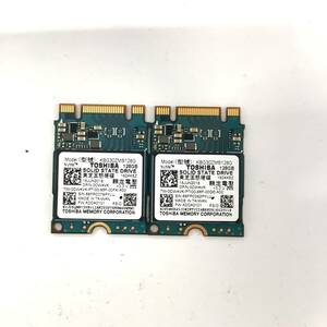 S60527156 TOSHIBA NVMe 128GB SSD 2点 【中古動作品】