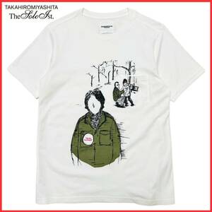 TAKAHIRO MIYASHITA The Soloist ソロイスト 17SS sc.0013AW17 Kramer T-shirtロゴ プリント 半袖 ポケット Tシャツ 白 44 宮下貴裕 number