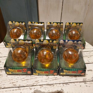 中古 ★ ポピー 2005年 『 ドラゴンボールZ DRAGON BALL クリスタルボール 一星球 〜 七星球 7個 セット 』JAPAN 四星球 東映 集英社