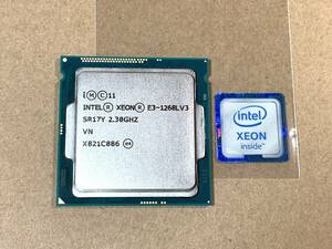 ★intel Xeon E3-1268L V3 2.30GHz SR17Y LGA1150 良品美品 インテル★送185ok★