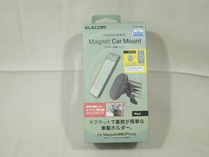 ■ELECOM P-CARS13BK Magnet Car Mount iPhone12 マグネット車載ホルダー USD 良品