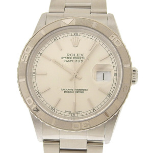 ロレックス ROLEX デイトジャスト サンダーバード メンズ 自動巻き 腕時計 SS/WG シルバー文字盤 Y番 2002年 16264 中古 新入荷 RO0269