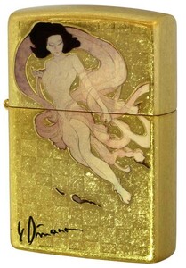 Zippo ジッポライター 天野喜孝 Amano Yoshitaka 雷神 金メッキバレル 80212 プレゼント 男性 女性 かっこいい アーティスト