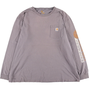 古着 カーハート Carhartt ORIGINAL FIT ロングTシャツ ロンT メンズXXL /eaa432795