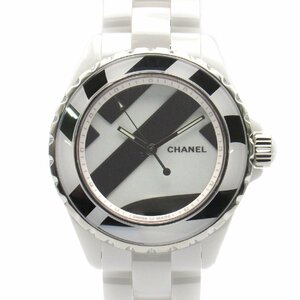 シャネル J12 アンタイトル ブランドオフ CHANEL セラミック 腕時計 セラミック 中古 メンズ