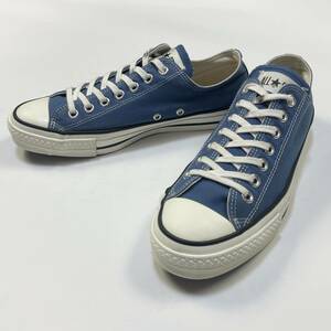 日本製 CONVERSE ALL STAR OX Lo コンバース オールスター ブルー ローカット 81/2