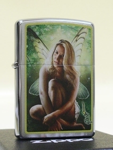 ZIPPO_5061 Mazzi マッツィ 蝶 羽根 セクシー シルバー レギュラータイプ ジッポー オイルライター 新品 送料無料