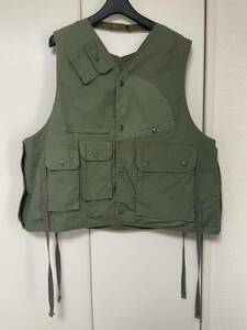 23SS ENGINEERED GARMENTS × BEAMS PLUS / 別注 Double Front Vest エンジニアードガーメンツ ビームスプラス ダブルフロントベスト L