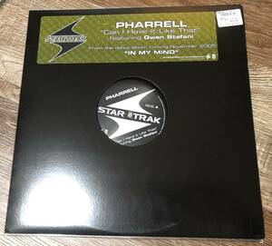 12inch【HIPHOP】Pharrell / Can I Have It Like That【INTR-11564-1 US盤・The Neptunes・Pharrell Williams・N.E.R.D】