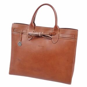 美品 ドゥーニー＆バーク DOONEY&BOURKE バッグ ハンドバッグ トートバッグ カーフレザー カバン レディース ブラウン cf05on-rm27f10216