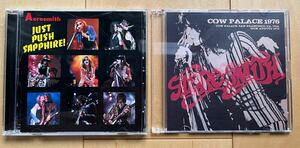 Aerosmith：Just Push Sapphire !（1CD）［NIGHT HAWK］/ Cow Palace 1976（1CD-R）［LHレーベル］