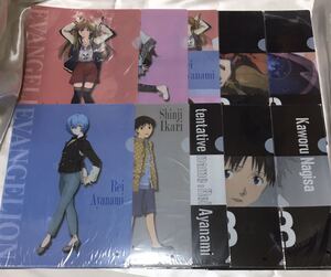 【同梱可】送料230円～ エヴァンゲリヲン セガ 限定 クリアファイル 5枚セット × 2種 計10枚 アスカ 綾波レイ マリ シンジ カヲル エヴァ