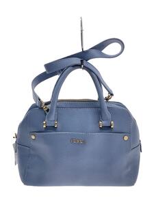 FURLA◆ショルダーバッグ/レザー/BLU