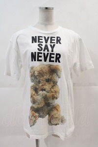 MILKBOY / NEVER SAY NEVER TEE 白ＸブラウンＸ黒 I-24-12-07-014-MB-TO-HD-ZI