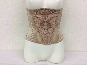 ★美品★ルネローラン 補正下着 ウエストニッパー 70 ブラウン 大きいサイズ 着痩せ 引き締め 矯正下着 補整下着 №18