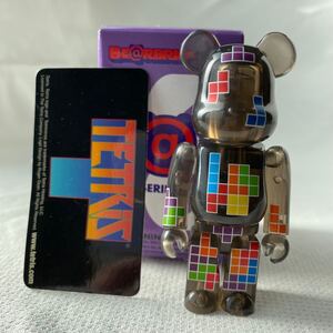 【美品】テトリス　パターン　シリーズ18 100% BE@RBRICK ベアブリック　送料無料　メディコム・トイ　Tetris SERIES18 pattern