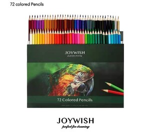 秋セール!!Joywish 72色木製水溶性鉛筆 絵画油絵鉛筆スケッチ画材 新品 送料無料