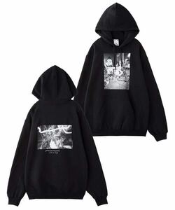 X-girl Charler Peterson photo sweat hoodie フォト　スウェット　パーカー　S