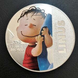 銀貨 ニュージーランド　Linus エリザベス2世　2019年　大型銀貨　カプセル付き