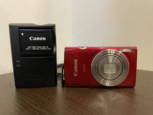 キヤノン Canon IXY 180レッド コンパクトデジタルカメラ