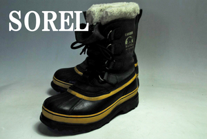 ATX901/最終価格！他で出品！早い者勝ち！ソレル/SOREL/スエード/スノーブーツ/黒/21㎝/US5/ロー/良品/防寒/存在感抜群！注目の１足