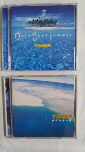 ＴＵＢＥ「Only good summer」「ゆずれない夏」中古ＣＤアルバム ２枚