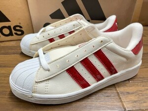 1990s 韓国製 デッドストック ビンテージ■US6.5 (24.5cm)■ADIDAS アディダス スーパースター3 SUPER STAR 3 90年代 90sホワイト ルビー