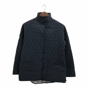 Barbour バブアー BEDALE QUILT ビデイル キルト キルティング ジャケット アウター ネイビー (レディース 16) 中古 古着 P7929