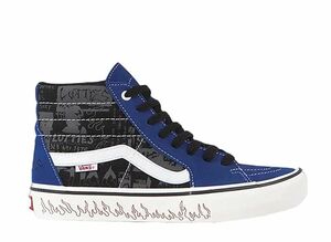 Lotties Skateshop Vans Sk8-Hi "Blue/Black" 27.5cm VN0A4VCF2F2