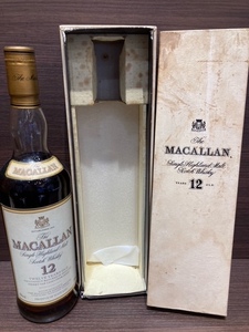 【未開栓】[大黒屋] ザ・マッカラン 12年 古酒　旧箱　旧ラベル 750ml 43％ スコッチウイスキー THE MACALLAN