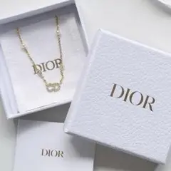 即発送☪* Dior ネックレス Clair D Lune ゴールド クリスタル