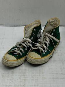 送料無料h62877 CONVERSE コンバース　ALL STAR オールスター ハイカット　グリーン　サイズ26.5cm